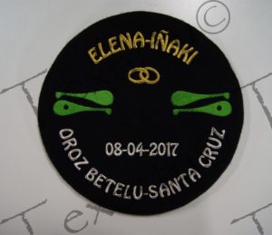 Txapela personalizada boda