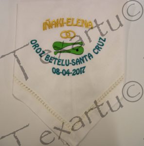 Pañuelo personalizado boda