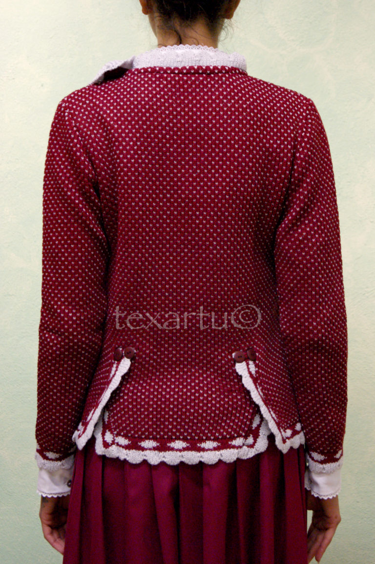 Chaqueta tejida modelo Lantz