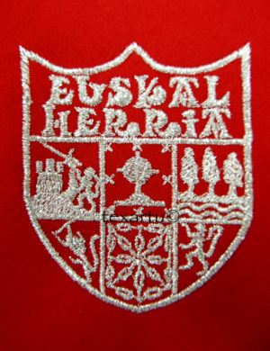 escudo euskal herria bordado