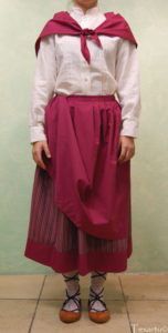 Conjunto casera rosa