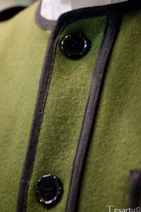 Kaiku chaqueta vasca verde