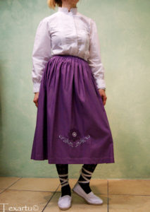 falda traje de casera euskal jantziak exclusiva