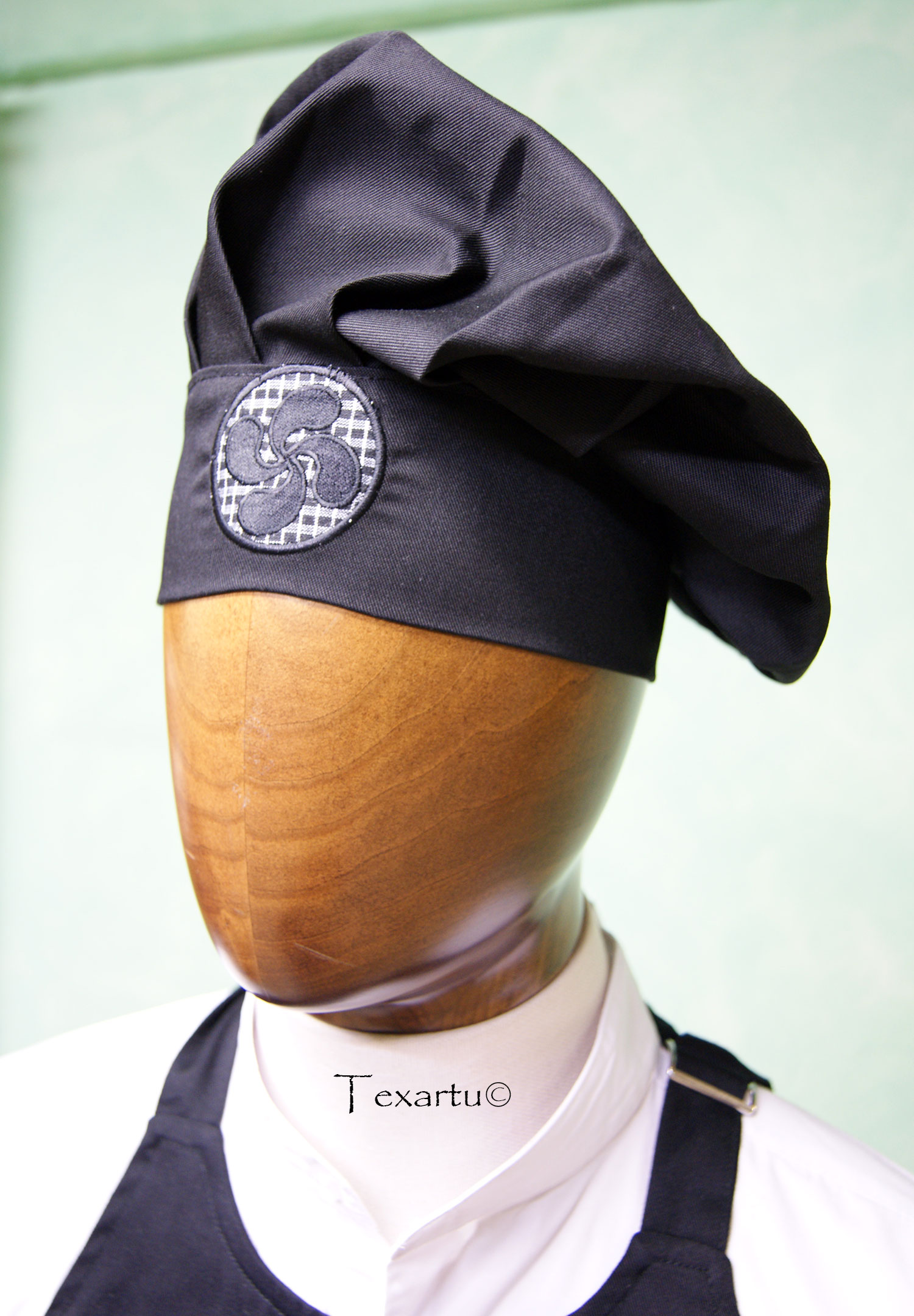 GORRO COCINERO MODELO BAZTAN – Texartu Estudio Textil